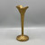 Flower Shape Taper Holder Gold Finish