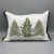 Ivory Christmas Trees Pillow