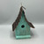 Aqua Cottage Rustic Bird House