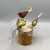 Glass Bird Clip Ornament
