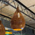 Teardrop Crosshatch Iron Pendant Light