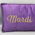 Royal Mardi Gras Purple Lumbar Pillow