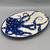 Blue Octopus Oval Platter