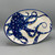 Blue Octopus Oval Platter