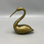 Cast Aluminum Bird, Antique Brass Finish