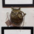 Owl Head w/Monocle Wall Décor