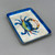 Blue Crab Painted Capiz Dish
