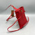 Vibrant Red Small Crossbody Bag