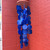Blue Capiz Shell Waterfall Windchime