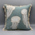 Embroidered Jellyfish Pillow
