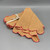 Set of 4 Orange Scalloped Napkins