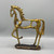 Gold Slim Horse Sculpture