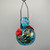 Solar LED Blue Globe Hummingbird Feeder