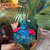 Solar LED Seaglass Decanter Hummingbird Feeder