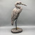 Gray Egret Textured Sculpture