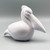 White Ceramic Pelican