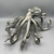 Large Satin Silver Octopus Sculpture