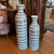 Blue Mother of Pearl Mosaic Shell Vase