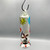 Hummingbird Feeder - Peace & Love, Clear