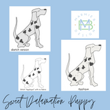 LTC Sweet Dalmation Embroidery (Applique & Fill)