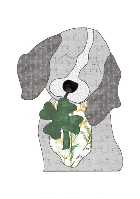 Sweet Puppy with Shamrock