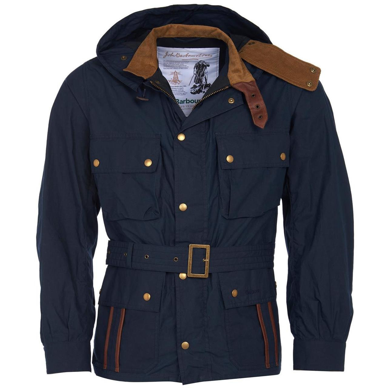 mens barbour quilted jacket navy