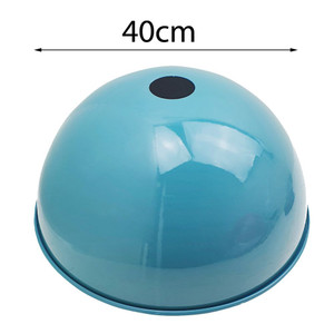 Retro Design Light Easy Fit 40cm Dome Lampshades Home Lounge Lighting - Light Blue