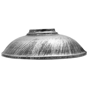 Vintage Retro Pendant Shade Metal Lampshade Bedroom Kitchen Vintage Light Style - Brushed Silver