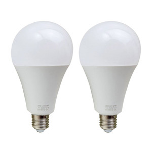 25W E27 Screw LED Light GLS bulbs, Energy Saving Edison  Cool White 6000K non dimmable lights - Pack 2