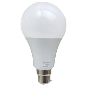 B22 18W Energy Saving Warm White LED Light Bulbs A60 B22 Screw-in non dimmable bulbs - Pack 1