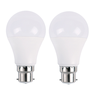 15W B22 Screw LED Light GLS bulbs, Energy Saving Edison  Cool White 6000K non dimmable lights - Pack 2