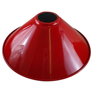 Modern22 x 10cm Cone Light Shades Metal Easy Fit Ceiling Pendant Hanging Lampshade only - Red