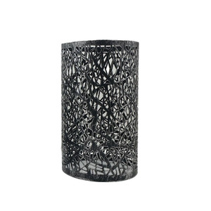 Industrial Retro pendant  lampshade barrel shaped Loft Style Metal Ceiling Lamp shade for pendant light ,wall lights - Brushed Silver