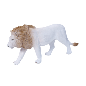 White Lion Toy Realistic Big Cat Figurine