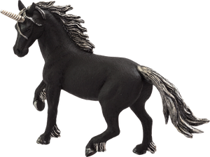 Dark Unicorn Toy Fantasy Mythical Creature Figure