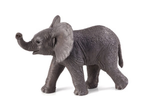 African Elephant Calf Toy Realistic Wildlife Figurine