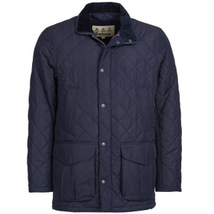 Navy Blue Mens Barbour Devon Quilted Jacket Navy Blue Mens Barbour Devon Quilted Jacket