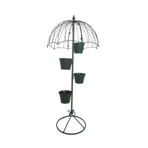 130CM GREEN METAL GARDEN PLANTER