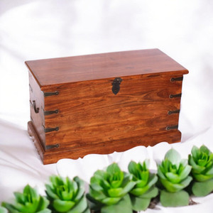 90CM WOODEN CHEST