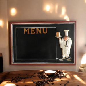 60X40CM CHEF MENU BLACKBOARD