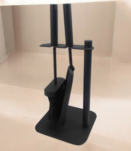 BLACK FIRESIDE SET Fireplace Accessories