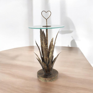 79CM METAL TABLE leaf design
