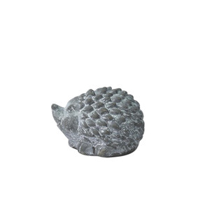 10CM GREY CEMENT HEDGEHOG