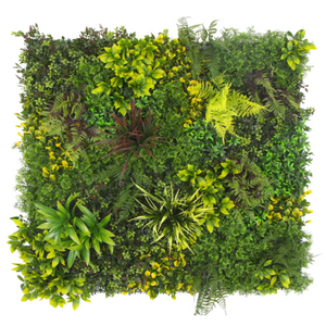 100cm UV Green Wall - Spring Foliage Artificial