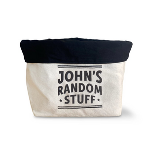 Pre-personalised Top Bloke Storage Pouch Gift For Bits and Pieces - John
