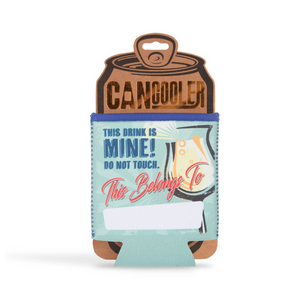 Pre-personalied Can Cooler Gift - For Cans and Bottles - This Drink belongs to