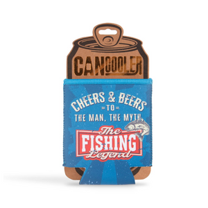 Pre-personalied Can Cooler Gift - For Cans and Bottles - Fishing