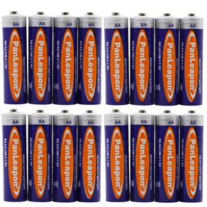 16 PCS AA Batteries 1.5V CarbonZinc AA Battery For Household Appliances Small Devices