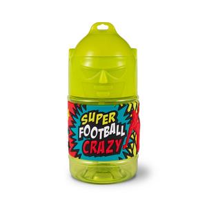 Pre-personalised Kid's Superhero Drinks Bottle - Super Football Crazy