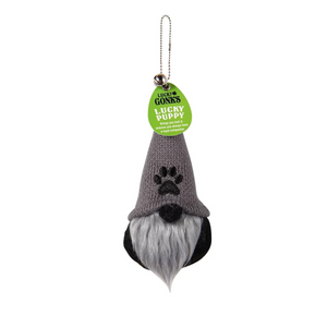 Pre-personalised Lucky Gonk Mascot Keyring For Bags and Backpacks - Lucky Puppy